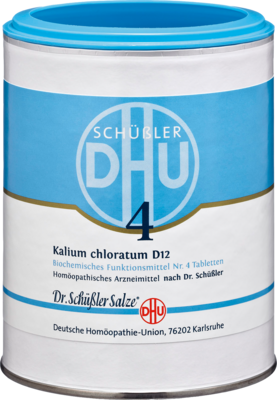 BIOCHEMIE DHU 4 Kalium chloratum D 6 Tabletten