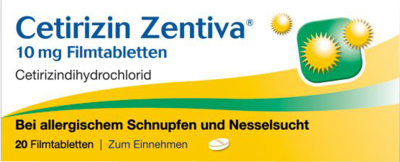 CETIRIZIN Zentiva 10 mg Filmtabletten