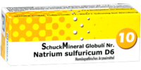 SCHUCKMINERAL Globuli 10 Natrium sulfuricum D6