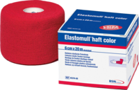 ELASTOMULL haft color 6 cmx20 m Fixierb.rot