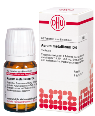 AURUM METALLICUM D 4 Tabletten