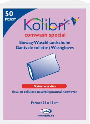 KOLIBRI comwash special Waschhandsch.16x24cm weiß