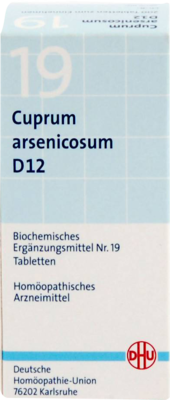 BIOCHEMIE DHU 19 Cuprum arsenicosum D 12 Tabletten