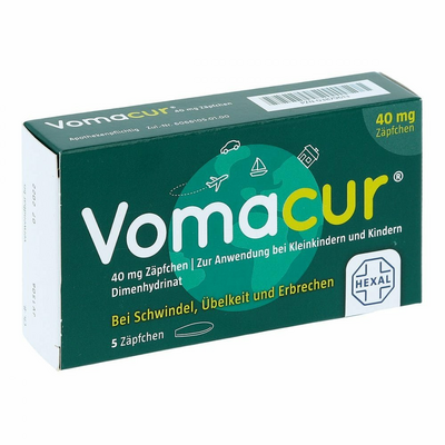 VOMACUR 40 Suppositorien