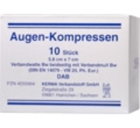 AUGENKOMPRESSEN 5,8x7 cm unsteril