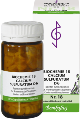 BIOCHEMIE 18 Calcium sulfuratum D 6 Tabletten