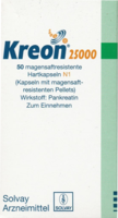 KREON 25.000 Hartkps.m.magensaftr.überz.Pellets