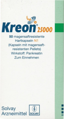 KREON 25.000 Hartkps.m.magensaftr.überz.Pellets