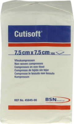 CUTISOFT Vlieskompressen unsteril 7,5x7,5 cm