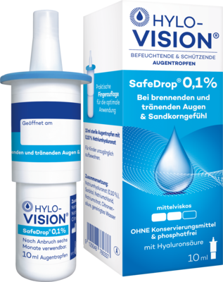 HYLO-VISION SafeDrop 0,1% Augentropfen