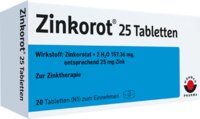 ZINKOROT 25 mg Tabletten