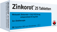 ZINKOROT 25 mg Tabletten