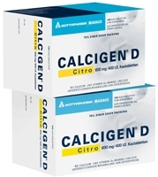 CALCIGEN D Citro 600 mg/400 I.E. Kautabletten