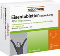 EISENTABLETTEN-ratiopharm N 50 mg Filmtabletten