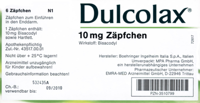 DULCOLAX Suppositorien