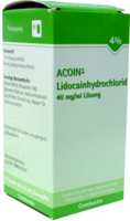 ACOIN-Lidocainhydrochlorid 40 mg/ml Lösung