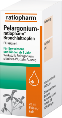 PELARGONIUM-RATIOPHARM Bronchialtropfen