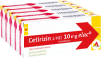 CETIRIZINDIHYDROCHLORID elac 10 mg Filmtabletten