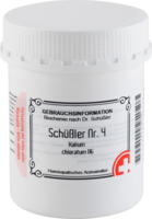 SCHÜSSLER NR.4 Kalium chloratum D 6 Tabletten