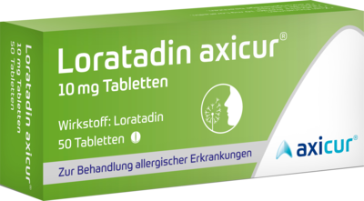 LORATADIN axicur 10 mg Tabletten