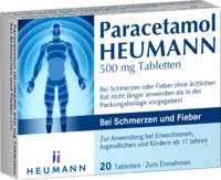 PARACETAMOL HEUMANN 500mg Tab.b.Schmerzen u.Fieber