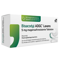 BISACODYL ADGC Laxans 5 mg magensaftres.Tabletten