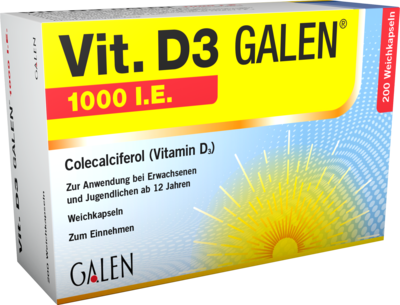 VIT. D3 GALEN 1000 I.E. Weichkapseln